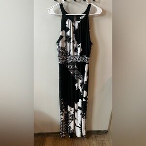 White House Black Market Monochrome Maxi Dress